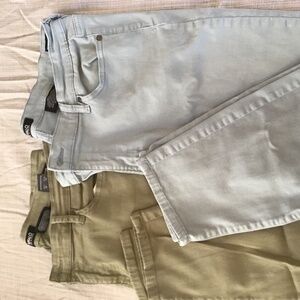 Buffalo brand - Two pairs of women’s high rise soft stretch ankle skinny pants